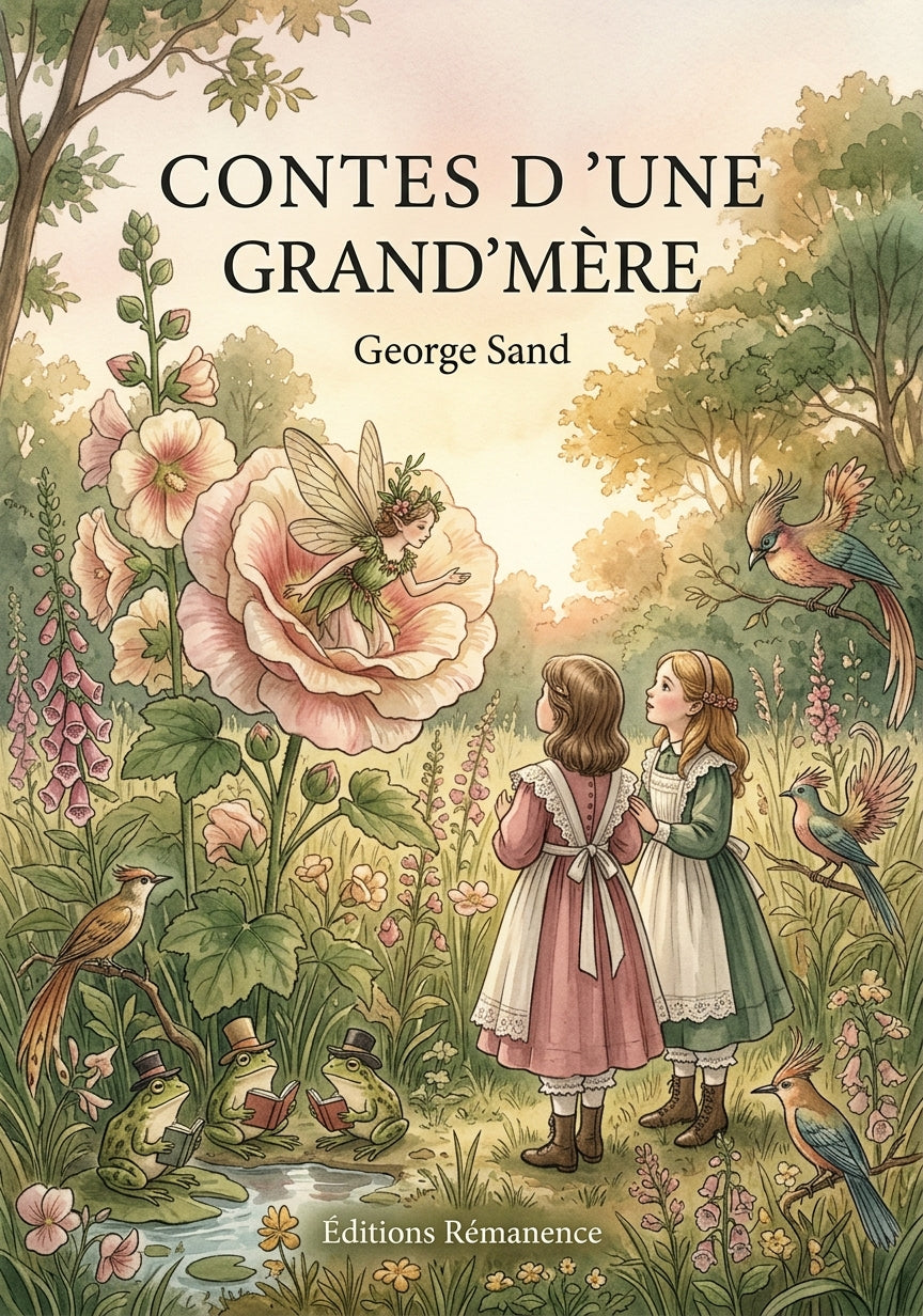 Livre Contes d’une grand’mère par George Sand - Couverture - Editions Remanence