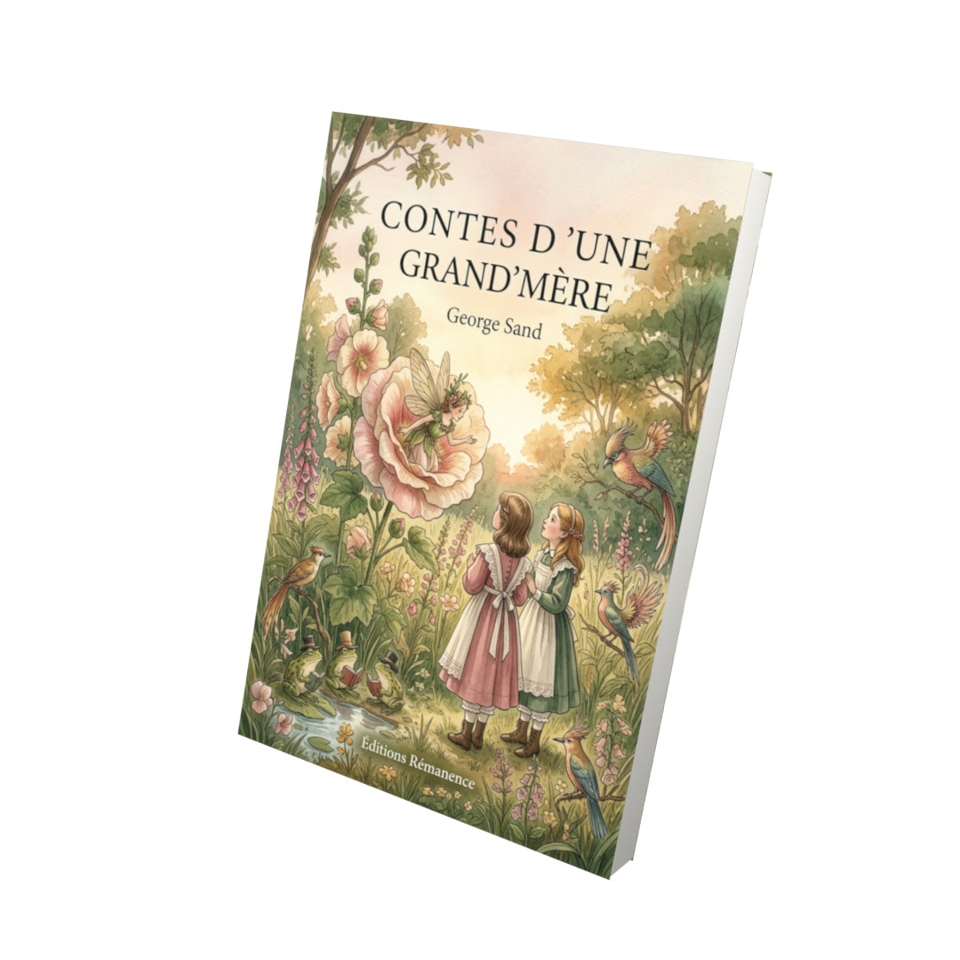 Livre Contes d’une grand’mère par George Sand - Vue 3D - Editions Remanence