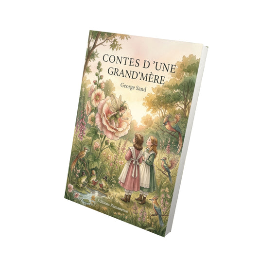 Livre Contes d’une grand’mère par George Sand - Vue 3D - Editions Remanence
