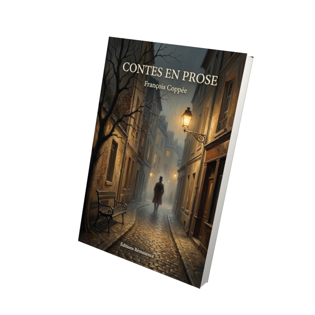 Livre Contes en prose par François Coppée - Vue 3D - Editions Remanence