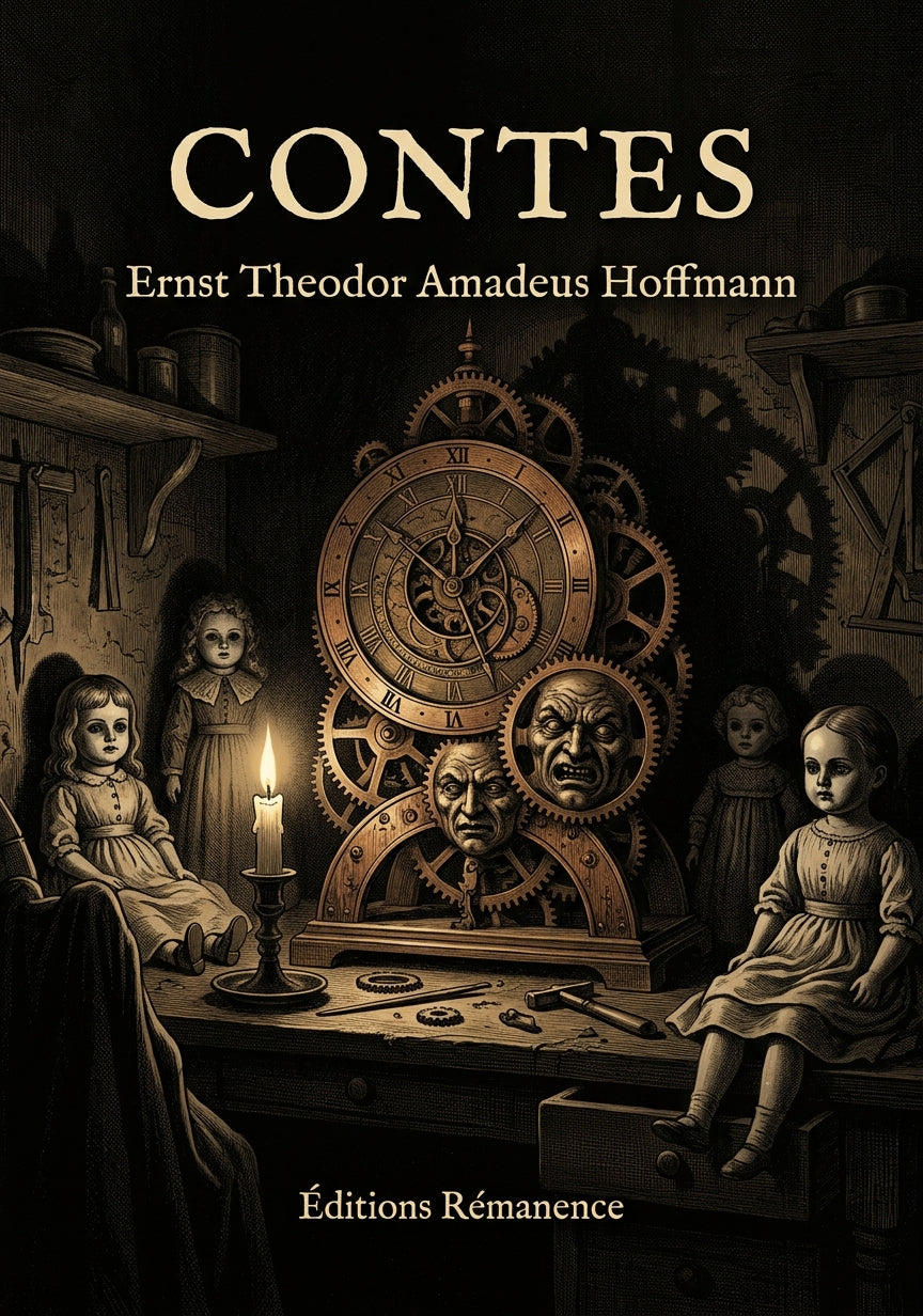 Livre Contes par Ernst Theodor Amadeus Hoffmann - Couverture - Editions Remanence