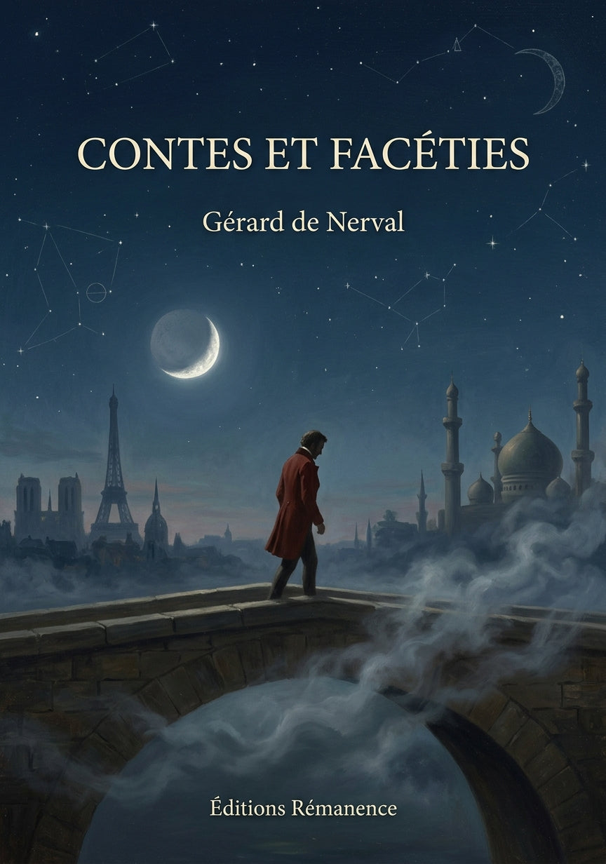 Livre Contes et Facéties par Gérard de Nerval - Couverture - Editions Remanence