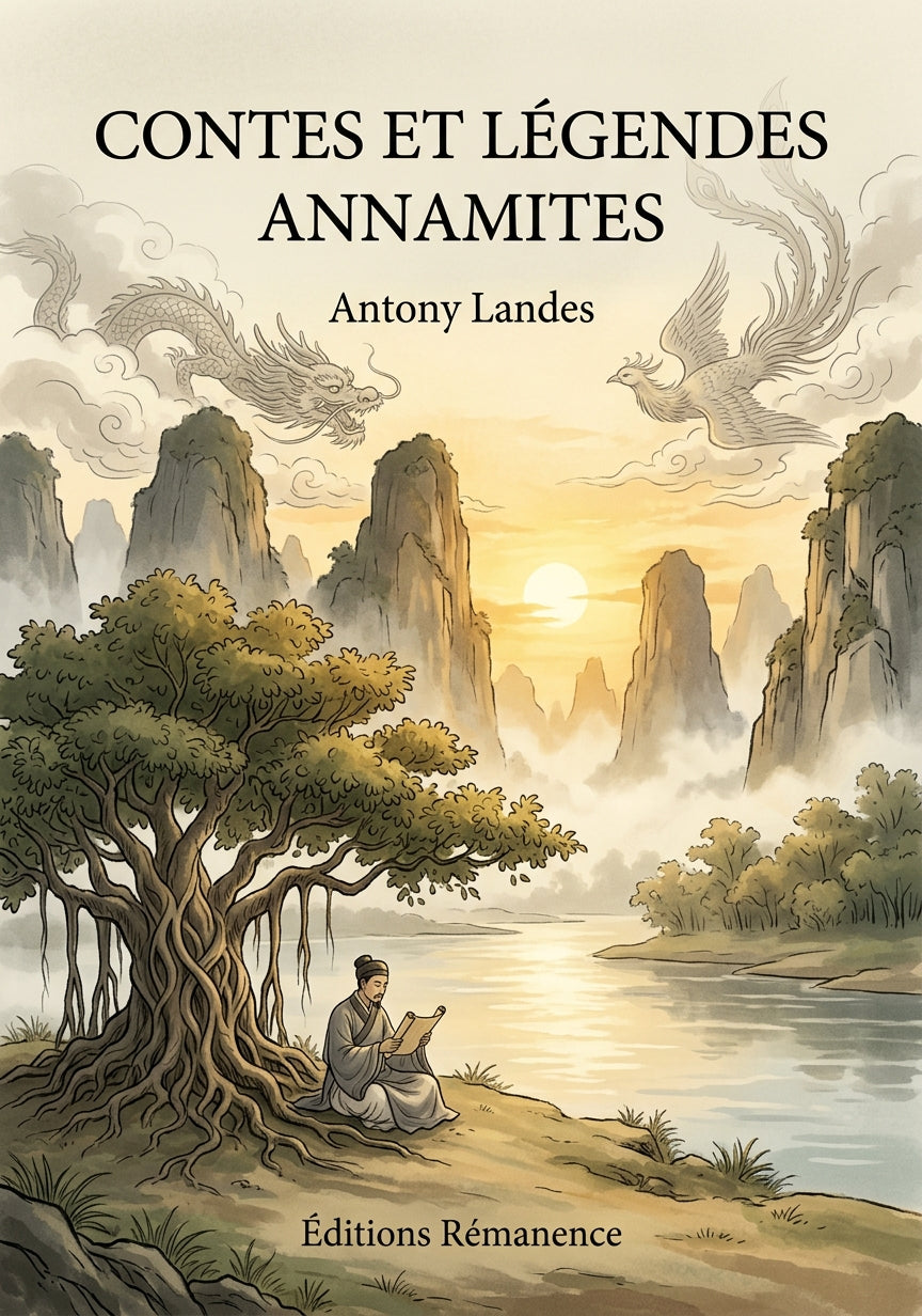 Livre Contes et légendes annamites par Antony Landes - Couverture - Editions Remanence