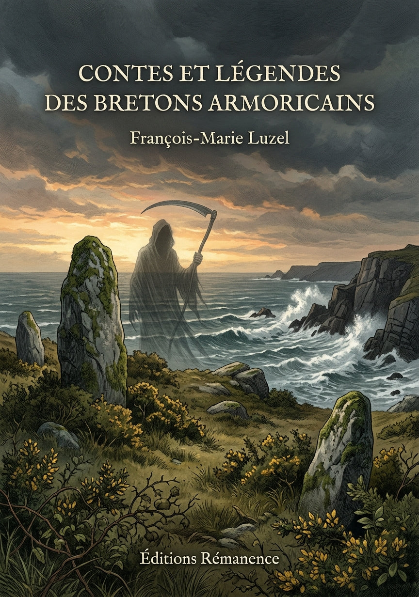 Livre Contes et légendes des bretons armoricains par François-Marie Luzel - Couverture - Editions Remanence