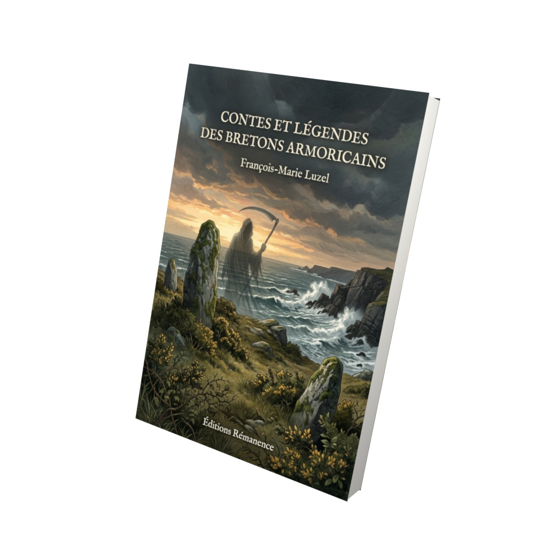 Livre Contes et légendes des bretons armoricains par François-Marie Luzel - Vue 3D - Editions Remanence