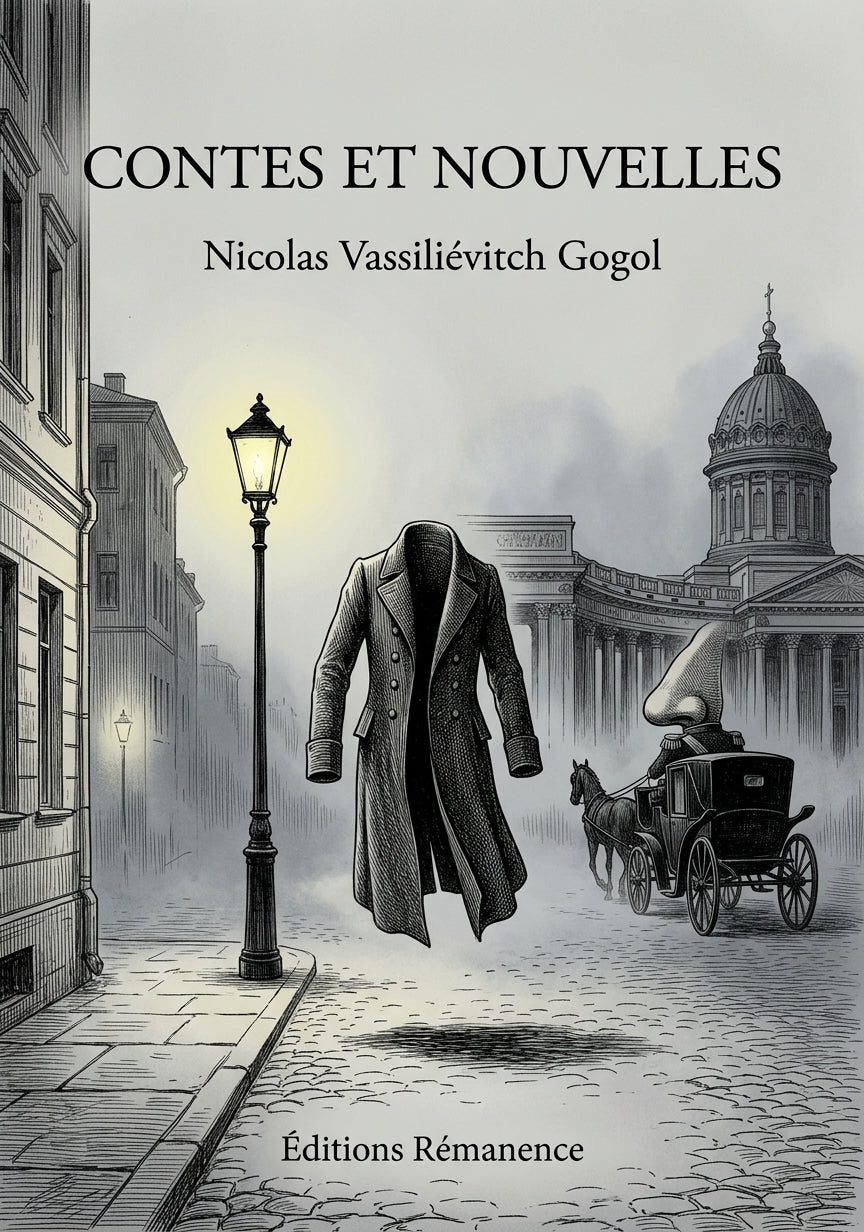 Livre Contes et Nouvelles par Nicolas Vassiliévitch Gogol - Couverture - Editions Remanence
