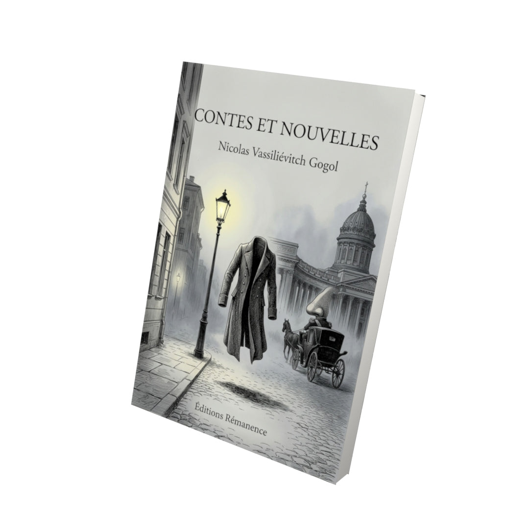Livre Contes et Nouvelles par Nicolas Vassiliévitch Gogol - Vue 3D - Editions Remanence