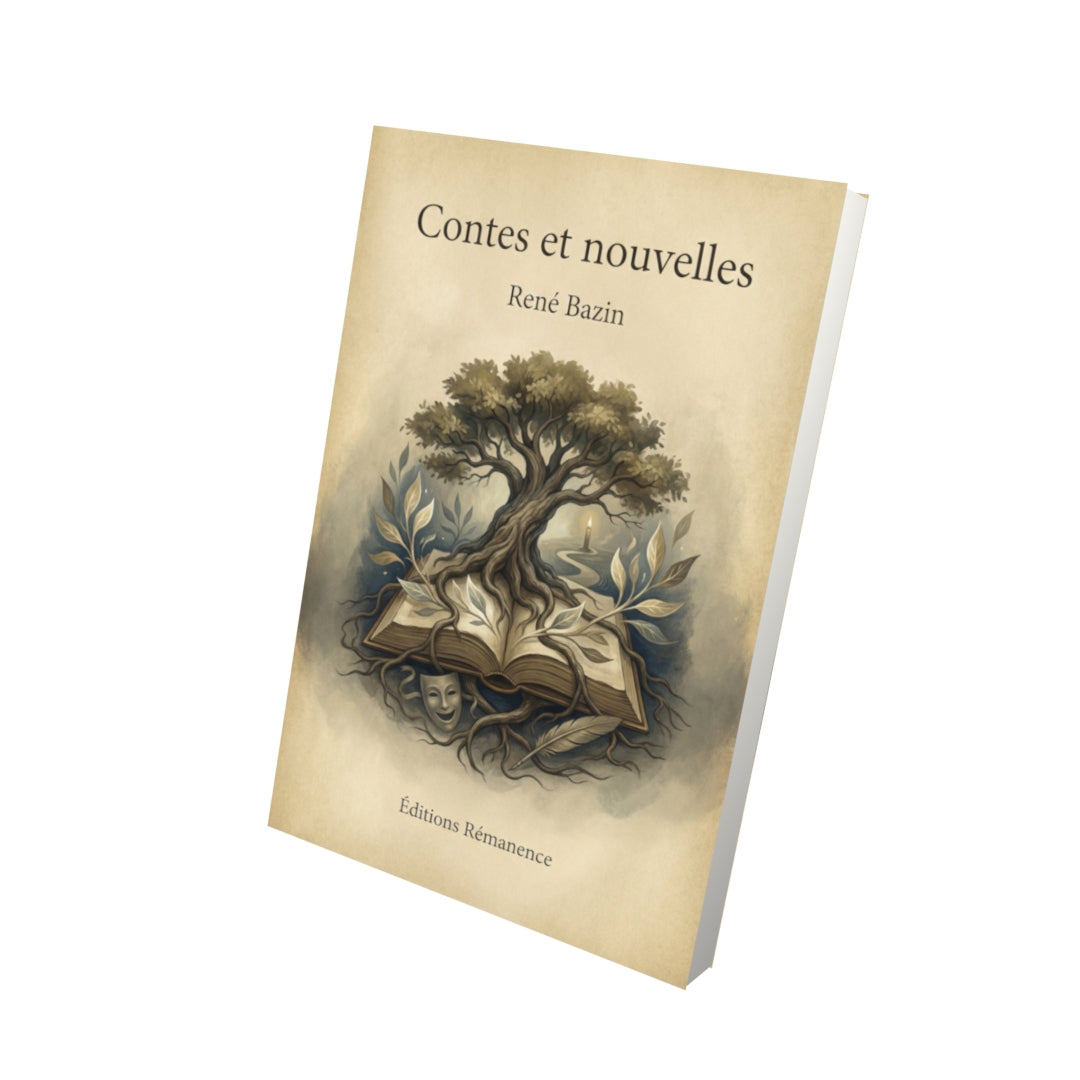 Livre Contes et nouvelles – René Bazin - Vue 3D - Editions Remanence