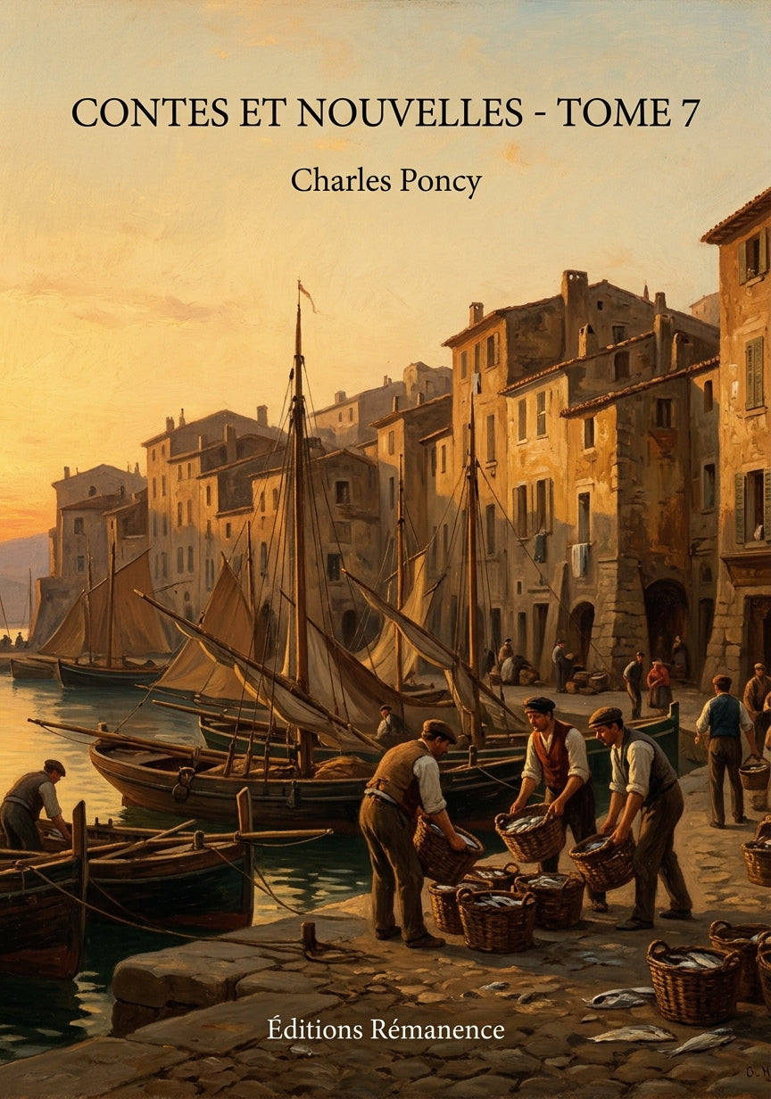Livre Contes et Nouvelles - Tome 7 par Charles Poncy - Couverture - Editions Remanence