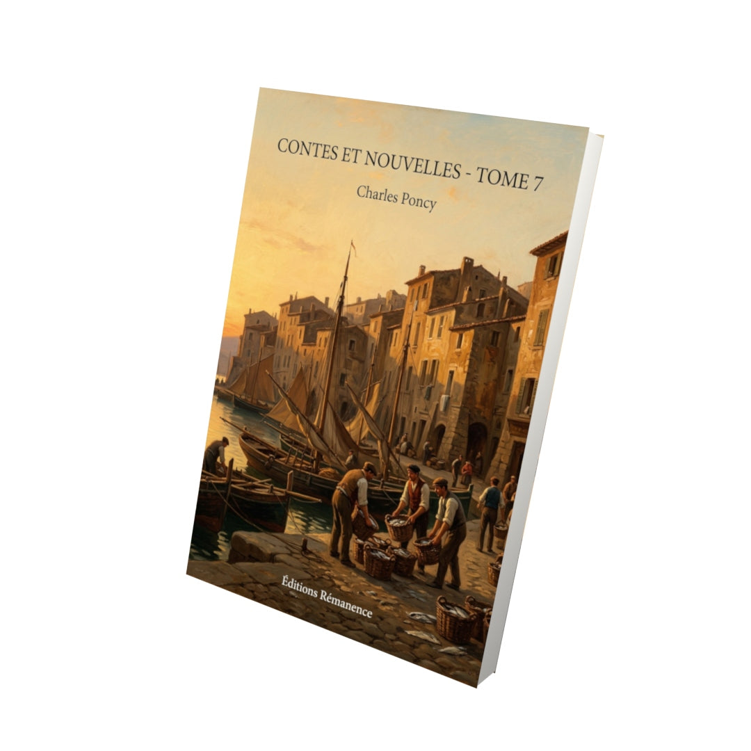 Livre Contes et Nouvelles - Tome 7 par Charles Poncy - Vue 3D - Editions Remanence