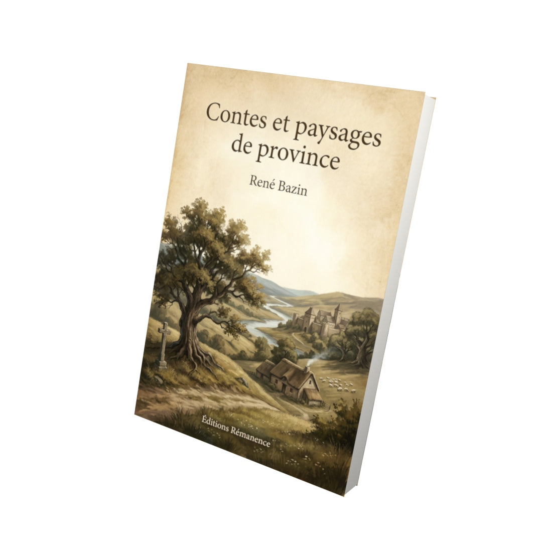 Livre Contes et paysages de province – René Bazin - Vue 3D - Editions Remanence