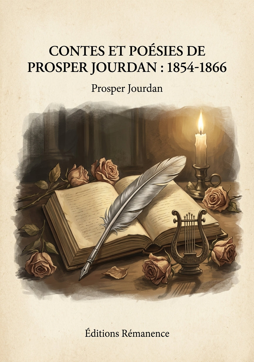 Contes et poésies de Prosper Jourdan : 1854-1866 - Prosper Jourdan (Couverture)