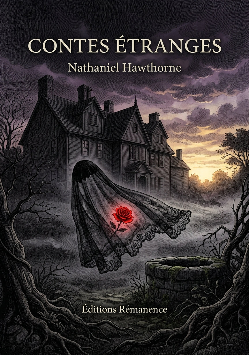 Livre Contes étranges par Nathaniel Hawthorne - Couverture - Editions Remanence