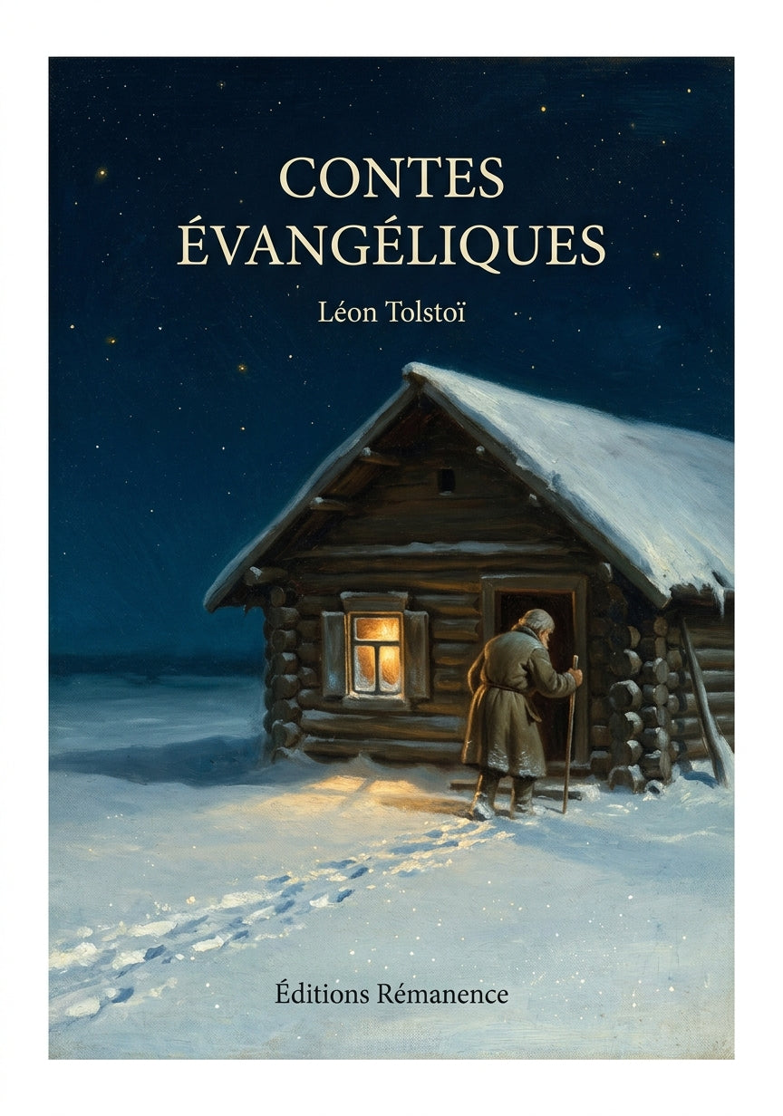 Livre Contes évangéliques par Léon Tolstoï - Couverture - Editions Remanence