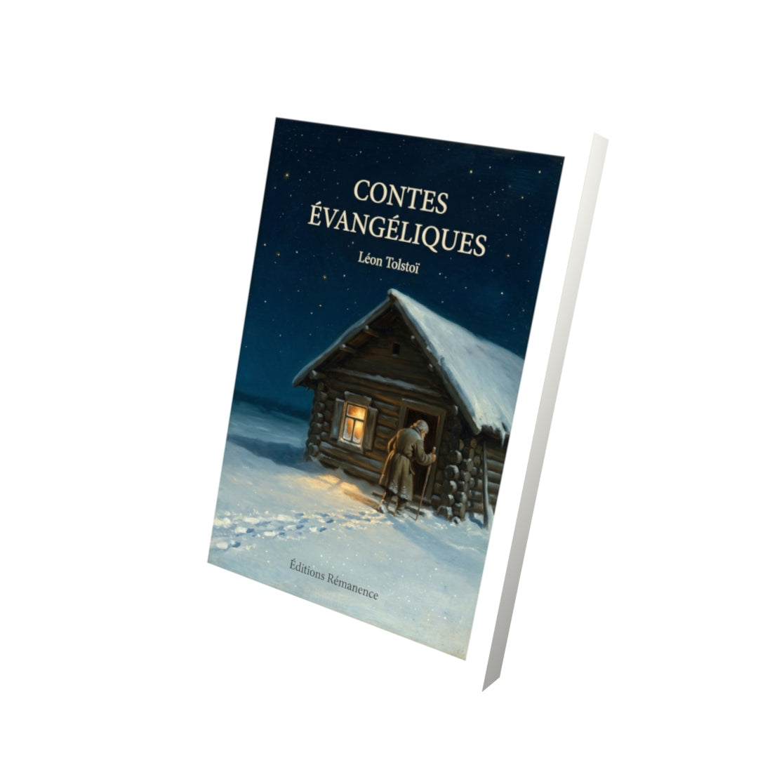 Livre Contes évangéliques par Léon Tolstoï - Vue 3D - Editions Remanence