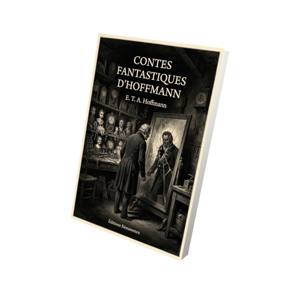Livre Contes fantastiques d’Hoffmann par E. T. A. Hoffmann - Vue 3D - Editions Remanence