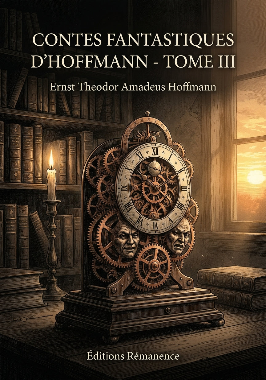 Livre Contes fantastiques d’Hoffmann - Tome III par Ernst Theodor Amadeus Hoffmann - Couverture - Editions Remanence