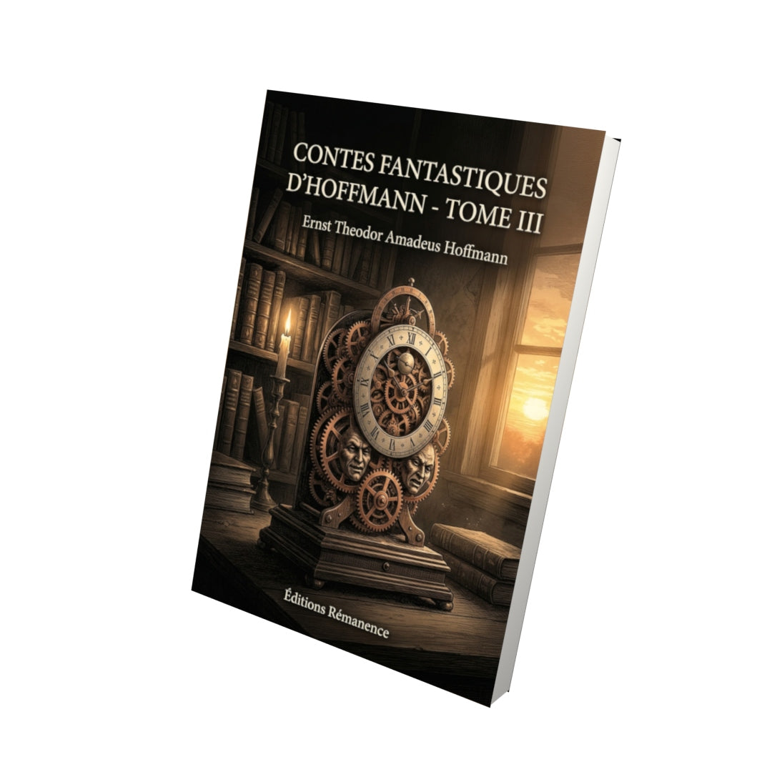 Livre Contes fantastiques d’Hoffmann - Tome III par Ernst Theodor Amadeus Hoffmann - Vue 3D - Editions Remanence