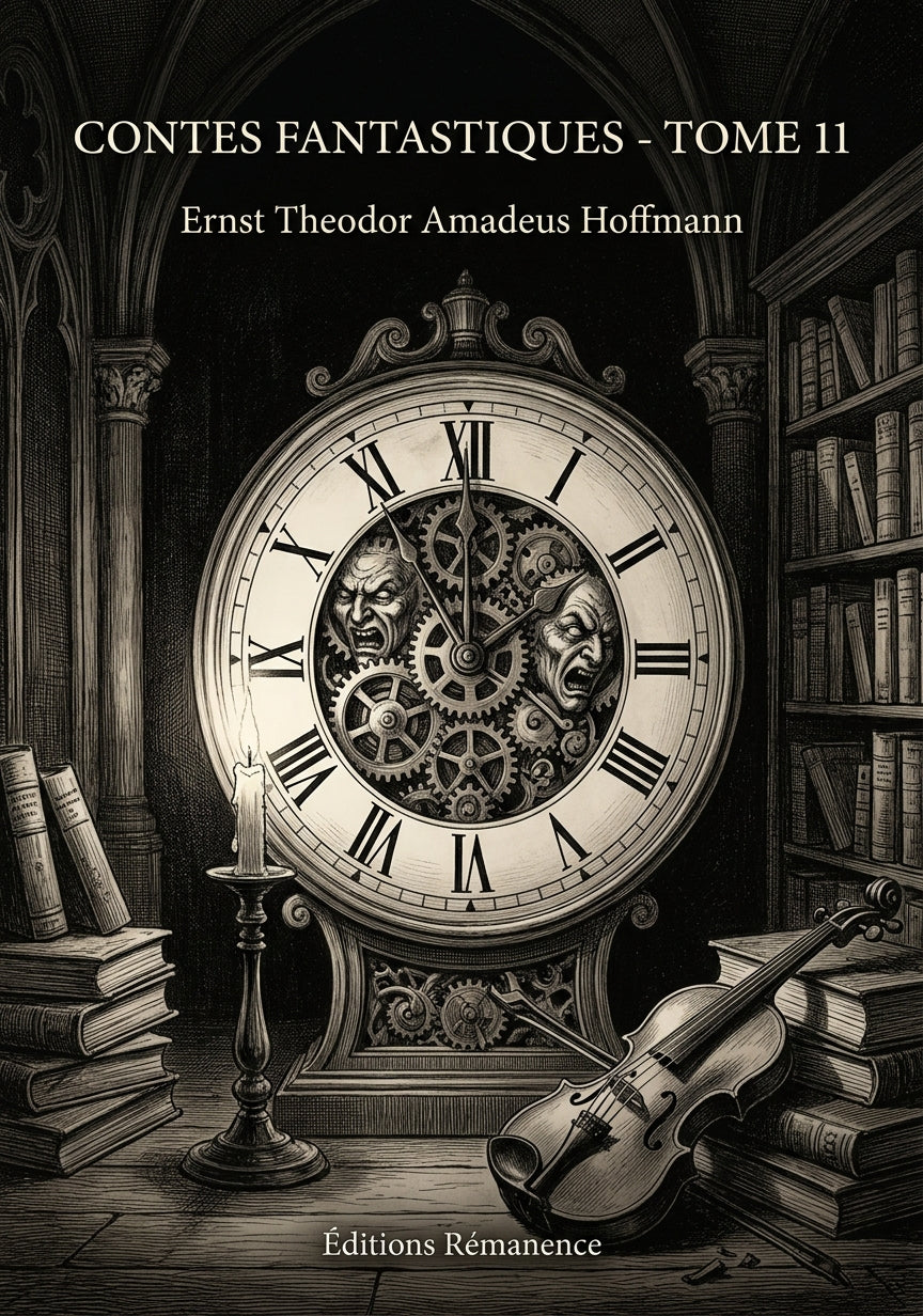 Livre Contes fantastiques - Tome 11 par Ernst Theodor Amadeus Hoffmann - Couverture - Editions Remanence