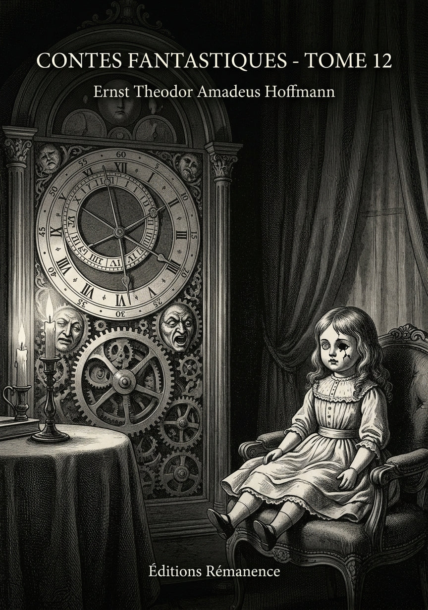 Livre Contes fantastiques - Tome 12 par Ernst Theodor Amadeus Hoffmann - Couverture - Editions Remanence
