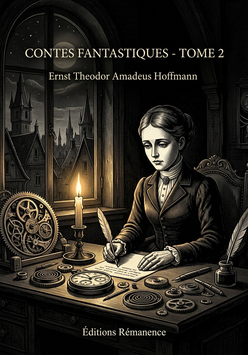 Livre Contes fantastiques - Tome 2 par Ernst Theodor Amadeus Hoffmann - Couverture - Editions Remanence