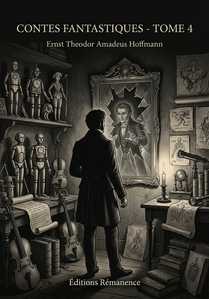Livre Contes fantastiques - Tome 4 par Ernst Theodor Amadeus Hoffmann - Couverture - Editions Remanence