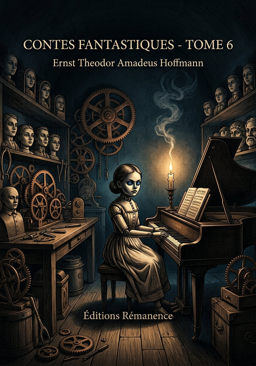 Livre Contes fantastiques - Tome 6 par Ernst Theodor Amadeus Hoffmann - Couverture - Editions Remanence