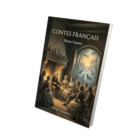 Livre Contes français par Henry Carnoy - Vue 3D - Editions Remanence