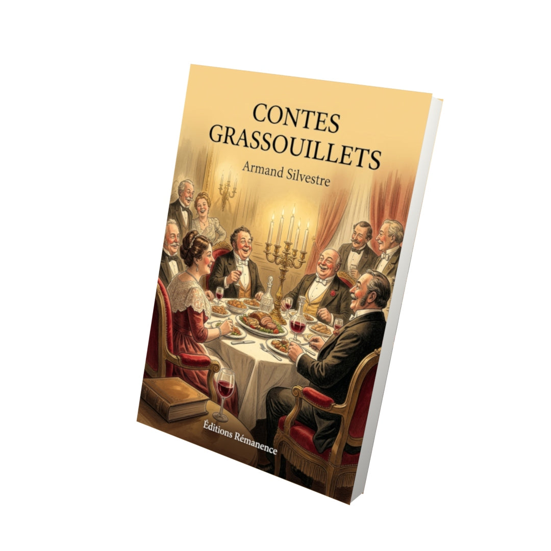 Livre Contes grassouillets par Armand Silvestre - Vue 3D - Editions Remanence
