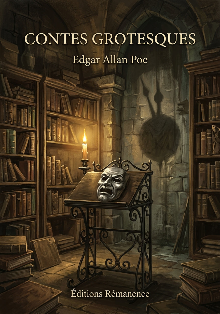 Livre Contes grotesques par Edgar Allan Poe - Couverture - Editions Remanence