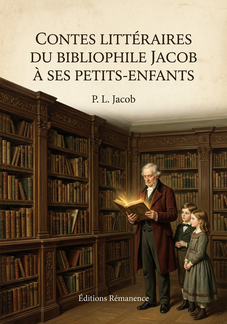 Contes littéraires du bibliophile Jacob à ses petits-enfants - P. L. Jacob (Couverture)