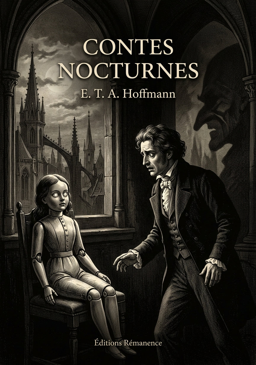 Livre Contes nocturnes par E. T. A. Hoffmann - Couverture - Editions Remanence