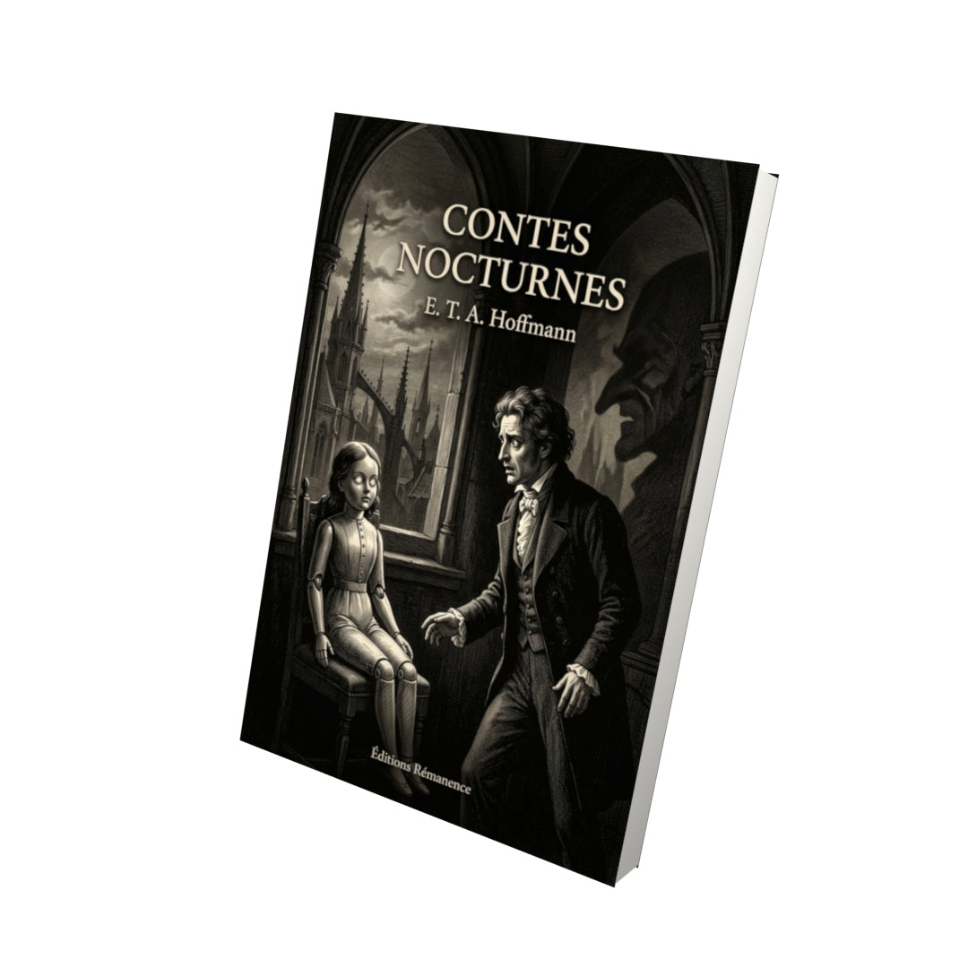 Livre Contes nocturnes par E. T. A. Hoffmann - Vue 3D - Editions Remanence