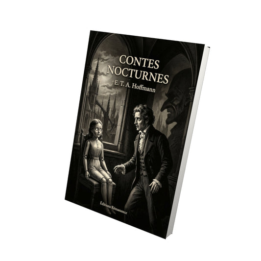 Livre Contes nocturnes par E. T. A. Hoffmann - Vue 3D - Editions Remanence
