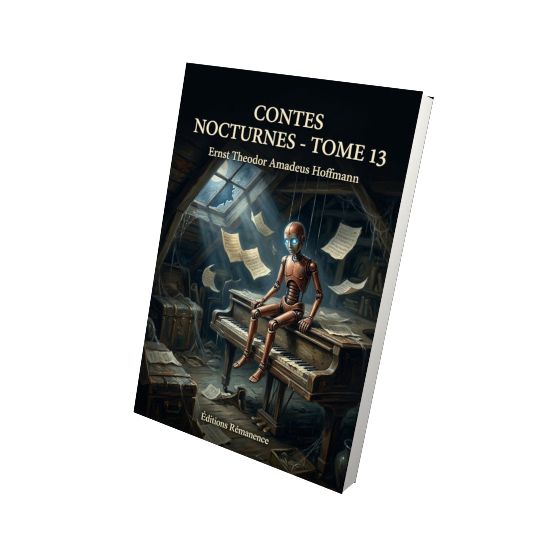 Livre Contes nocturnes - Tome 13 par Ernst Theodor Amadeus Hoffmann - Vue 3D - Editions Remanence