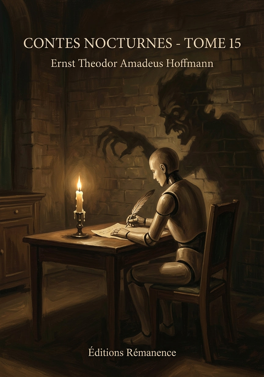 Livre Contes nocturnes - Tome 15 par Ernst Theodor Amadeus Hoffmann - Couverture - Editions Remanence
