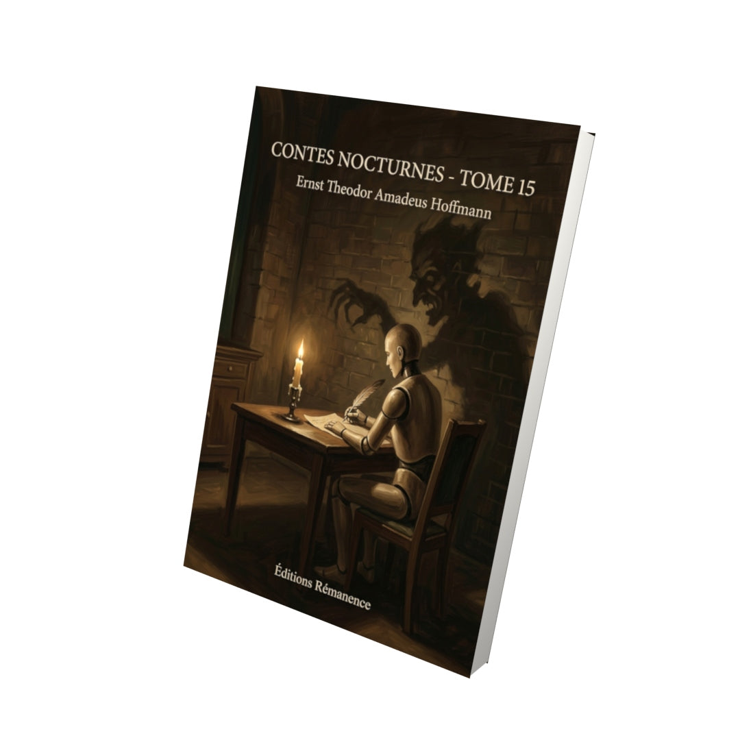 Livre Contes nocturnes - Tome 15 par Ernst Theodor Amadeus Hoffmann - Vue 3D - Editions Remanence