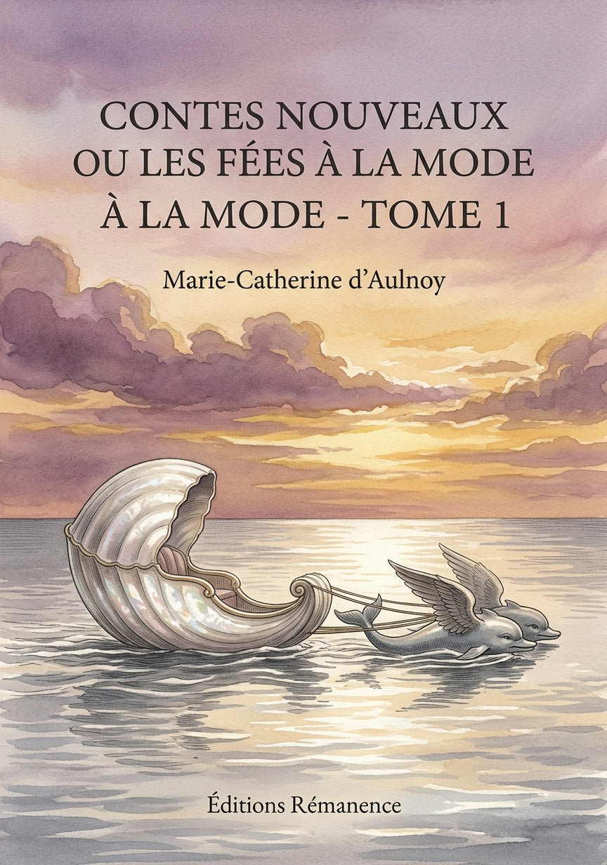 Livre Contes nouveaux ou Les fées à la mode - Tome 2 par Marie-Catherine d’Aulnoy - Couverture - Editions Remanence
