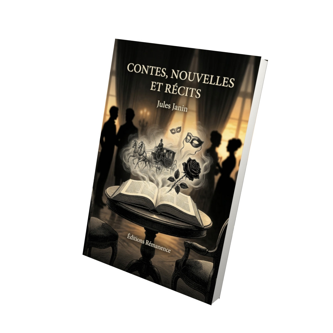 Livre Contes, nouvelles et récits par Jules Janin - Vue 3D - Editions Remanence
