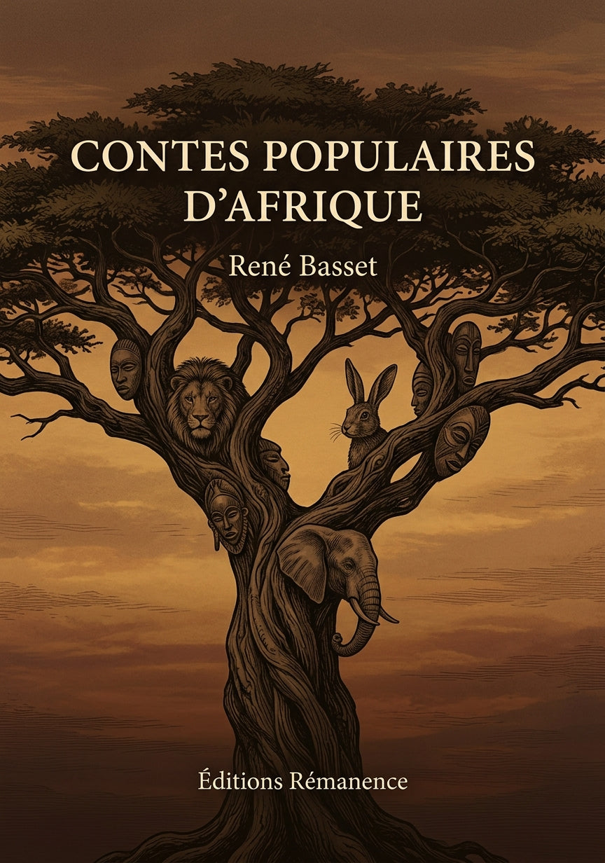 Livre Contes populaires d’Afrique par René Basset - Couverture - Editions Remanence