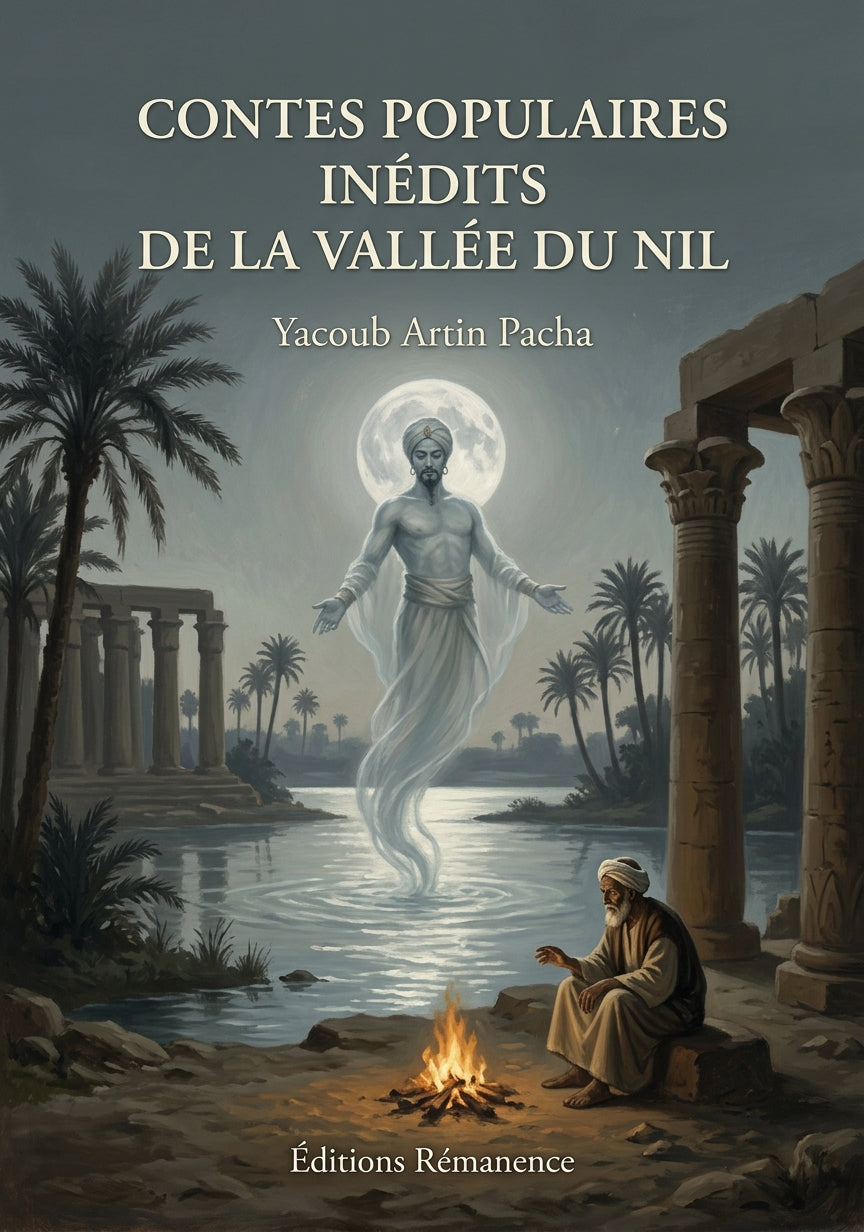 Livre Contes populaires inédits de la vallée du Nil par Yacoub Artin Pacha - Couverture - Editions Remanence