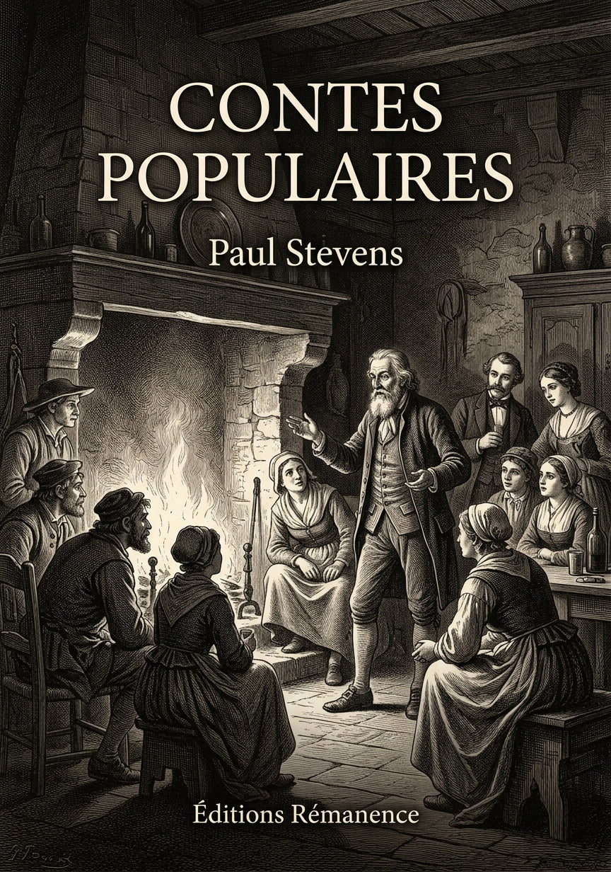 Livre Contes populaires par Paul Stevens - Couverture - Editions Remanence