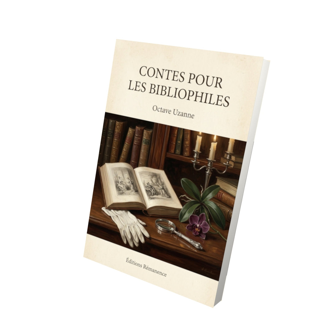Livre Contes pour les bibliophiles - Octave Uzanne - Vue 3D - Editions Remanence
