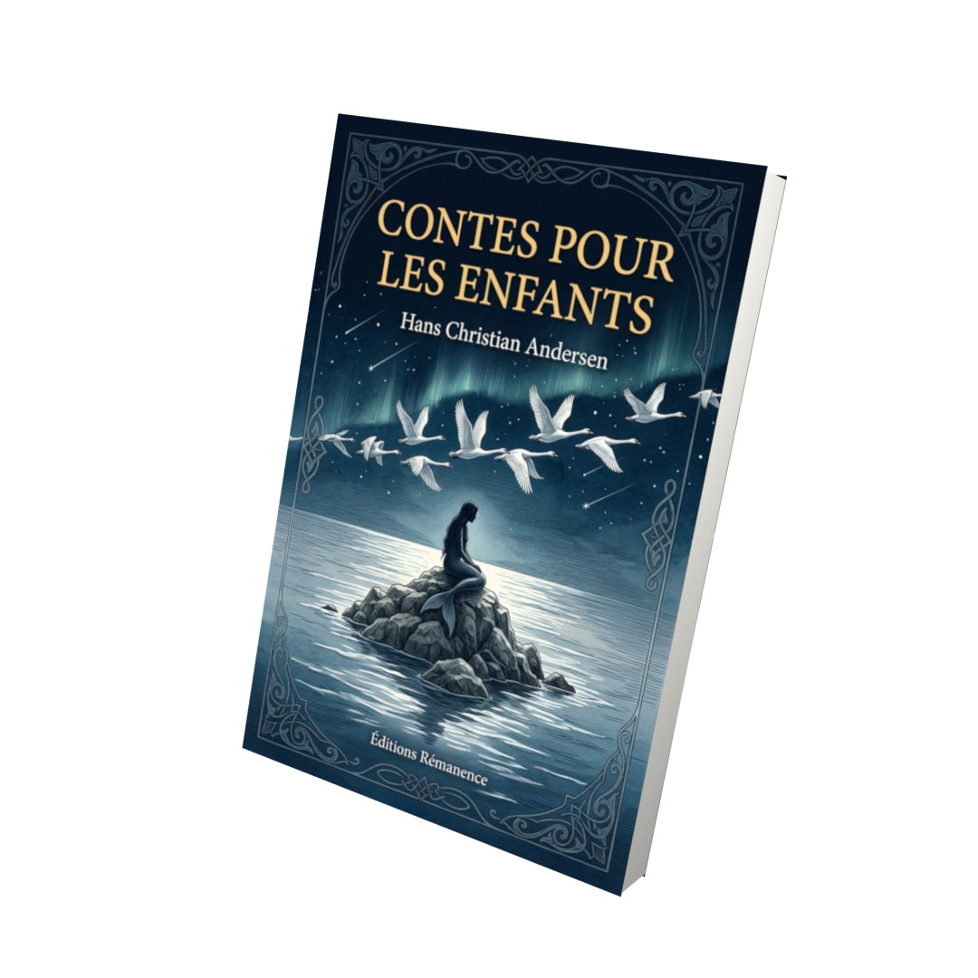 Livre Contes pour les enfants par Hans Christian Andersen - Vue 3D - Editions Remanence