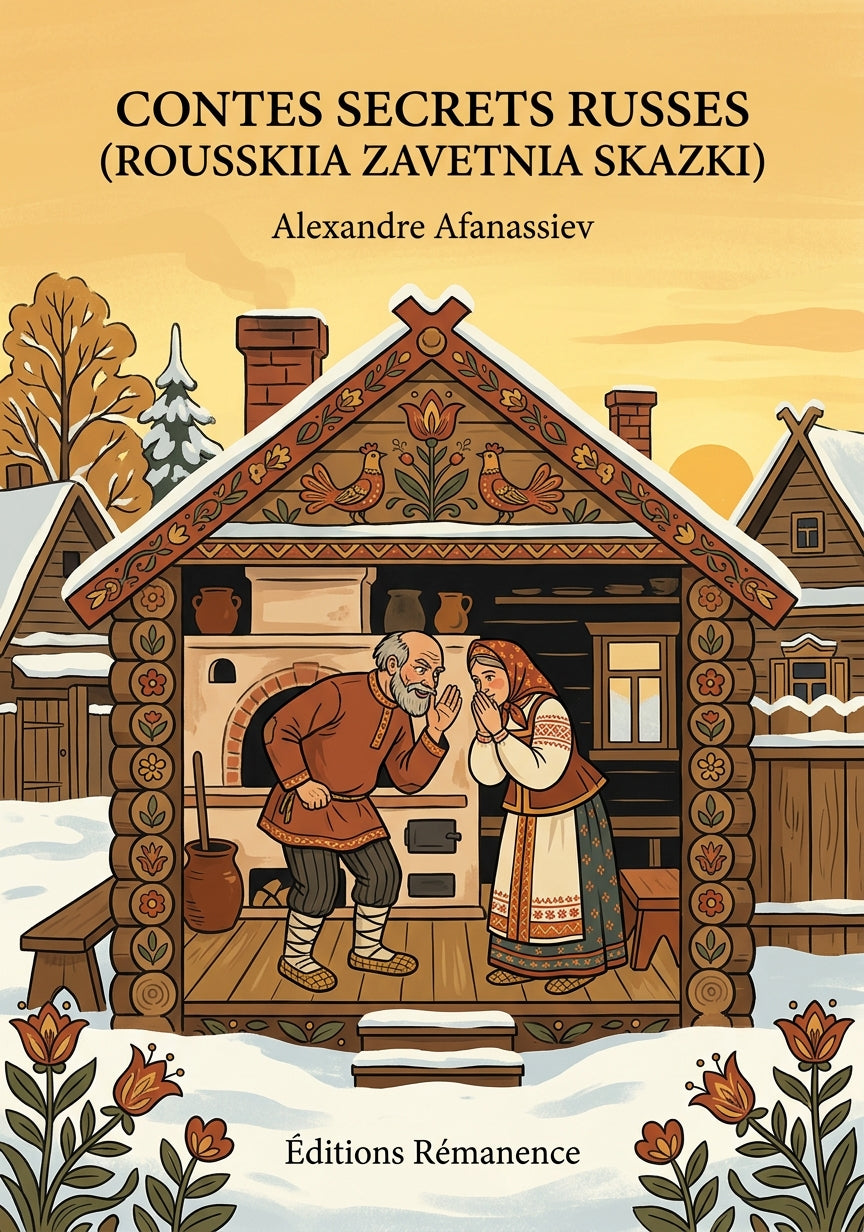Livre Contes secrets Russes (Rousskiia Zavetnia Skazki) par Alexandre Afanassiev - Couverture - Editions Remanence