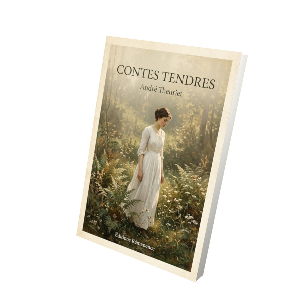 Livre Contes tendres - André Theuriet - Vue 3D - Editions Remanence
