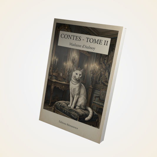 Livre Contes - Tome II - Madame d'Aulnoy - Couverture 3D