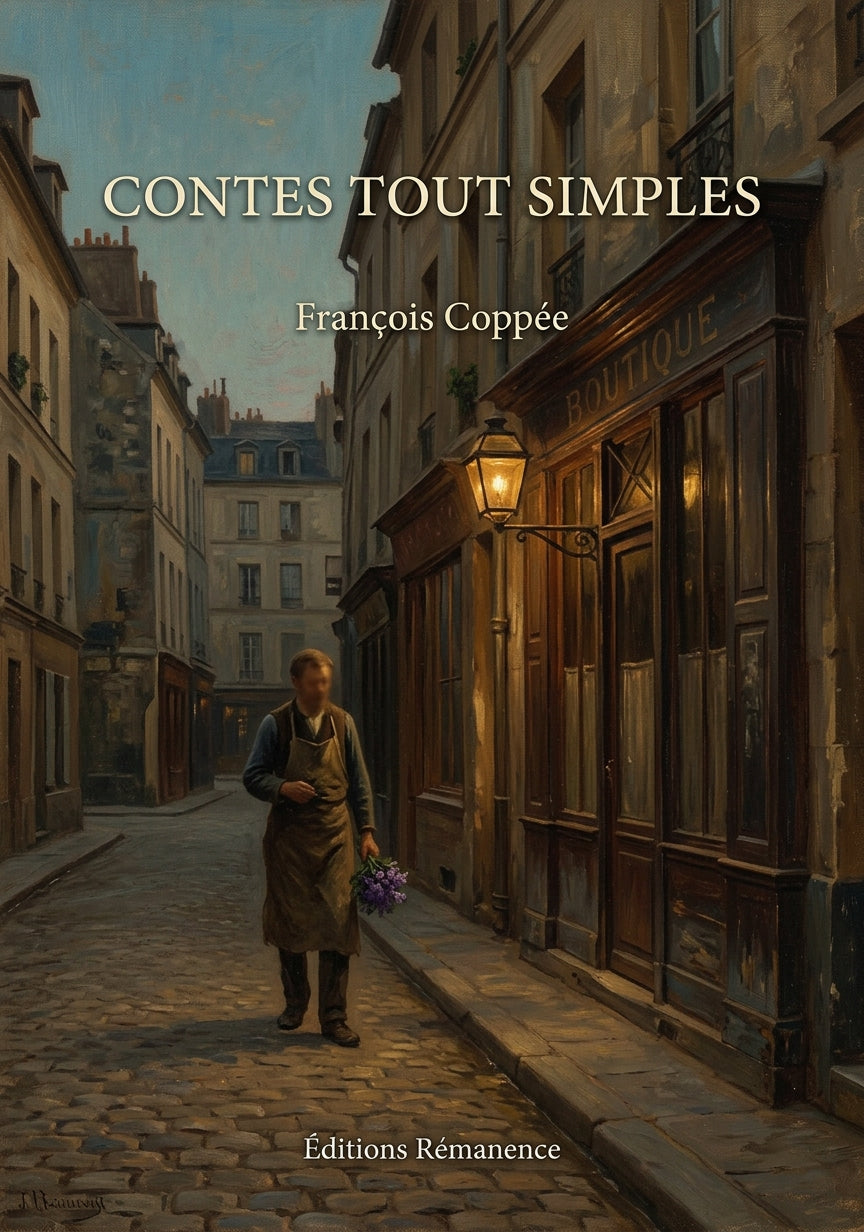 Livre Contes tout simples par François Coppée - Couverture - Editions Remanence