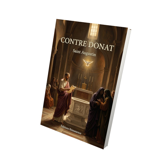 Livre Contre Donat - Saint Augustin - Vue 3D - Editions Remanence