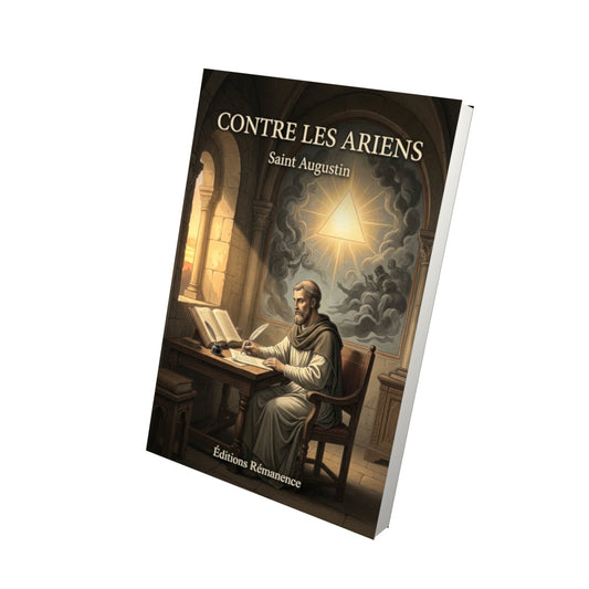 Livre Contre les Ariens - Saint Augustin - Vue 3D - Editions Remanence
